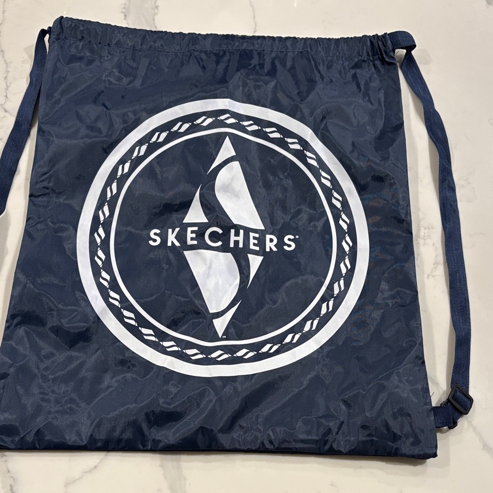 Skechers Blue Drawstring Backpack - image 1